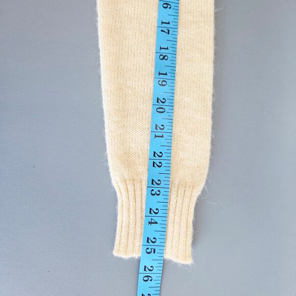 Tory Burch Wool Alpaca Cardigan With Embroidered Florals, Beige Cream, Size XS - Picture 9 of 12